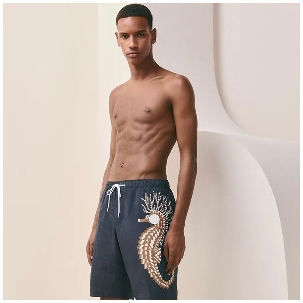 ❤에르메스 남성 블루 반바지 - Hermes Mens Blue Half-pants - he186x