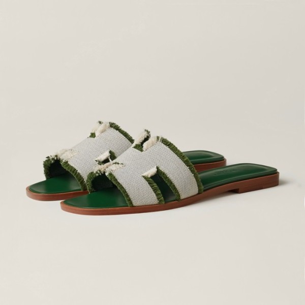 ❤에르메스 여성 그린 오란 - Hermes Womens Green Slipper - he191x