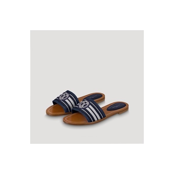 ❤루이비통 여성 네이비 슬리퍼 - Louis vuitton Womens Navy Slippers - lv1173x