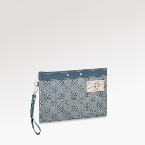 ❤루이비통 남성 블루 클러치 - Louis vuitton Mens Blue Clutch - lv1198x