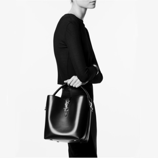 ❤입생로랑 여성 블랙 버킷백 - Saint Laurent Women Black Bucket Bag - ysl381x