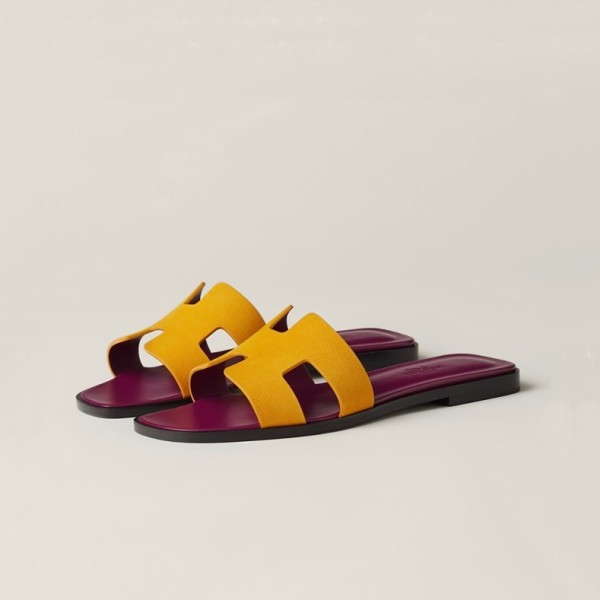 ❤에르메스 여성 옐로우 오란 - Hermes Womens Yellow Slipper - he199x