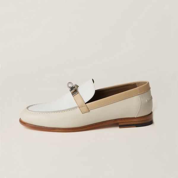 ❤에르메스 여성 화이트 로퍼 - Hermes Womens White Loafer - he201x