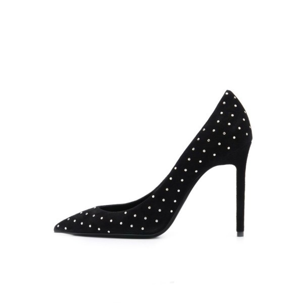 ❤입생로랑 여성 블랙 펌프스 - Saint Laurent Womens Black Pumps - ysl384x