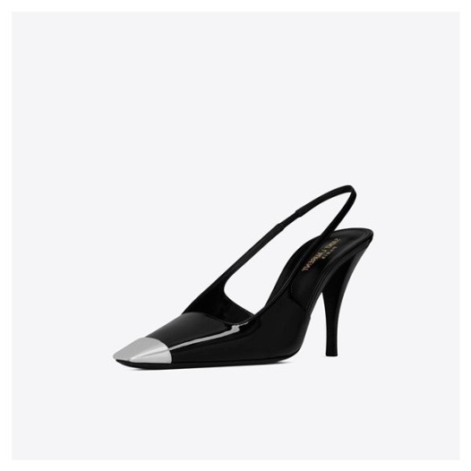 ❤입생로랑 여성 블랙 슬링백 - Saint Laurent Womens Black Sandals - ysl392x