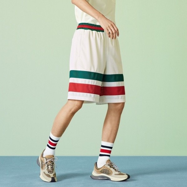 ❤구찌 남성 캐쥬얼 화이트 반바지 - Gucci Mens White Half-pants - gu763x