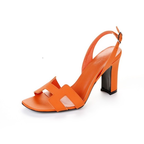 ❤에르메스 여성 오렌지 하이힐 - Hermes Womens Orange High-heels - he214x