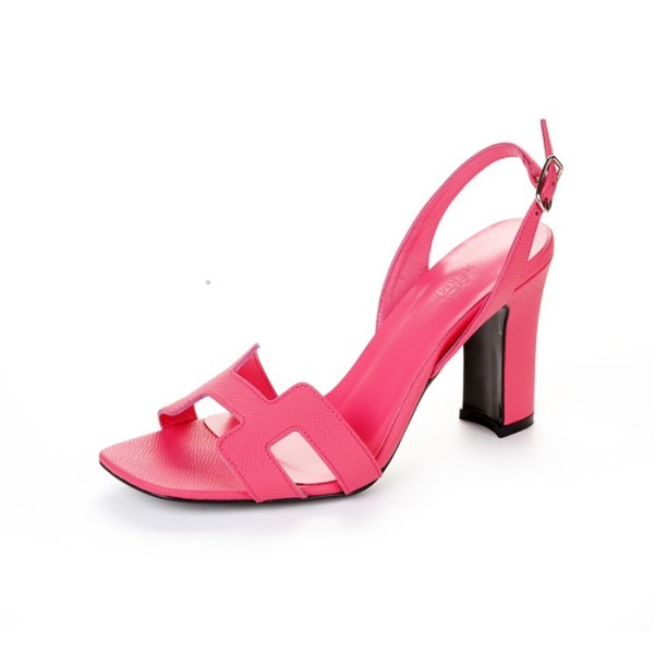 ❤에르메스 여성 핑크 하이힐 - Hermes Womens Pink High-heels - he215x
