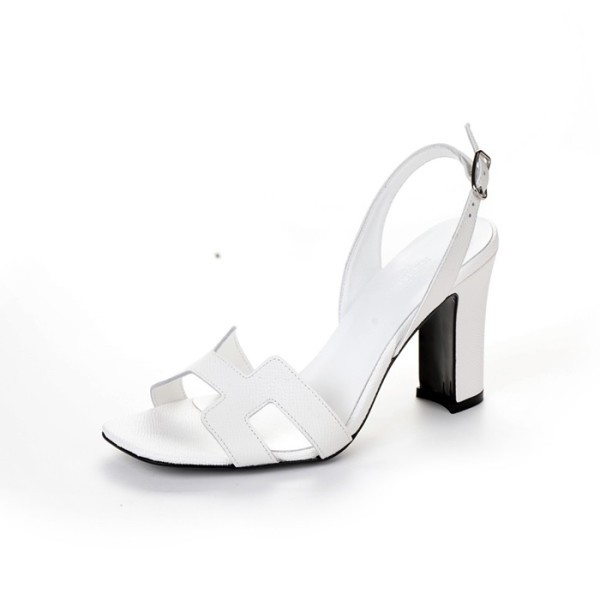 ❤에르메스 여성 화이트 하이힐 - Hermes Womens White High-heels - he218x