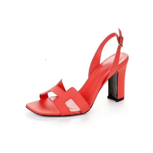 ❤에르메스 여성 오렌지 하이힐 - Hermes Womens Orange High-heels - he220x