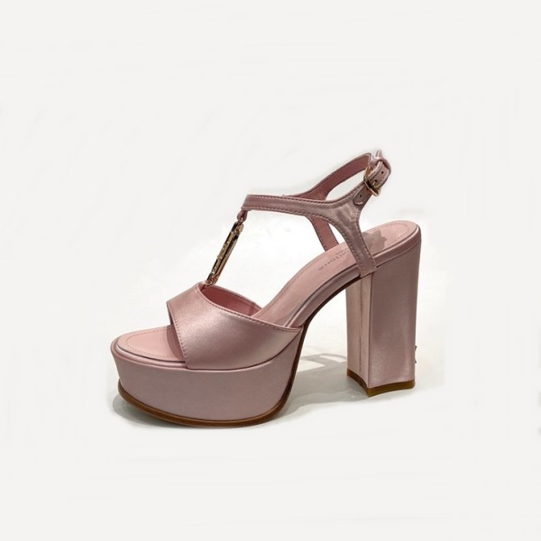 ❤루이비통 여성 핑크 하이힐 - Louis vuitton Womens Pink High-heels - lv1415x