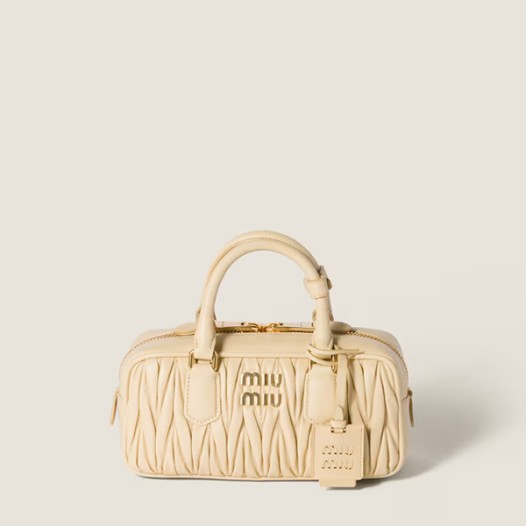 미우미우 여성 아르카디 마테라쎄 백 레귤러 - Miumiu Womens Arcadi Leather Bag