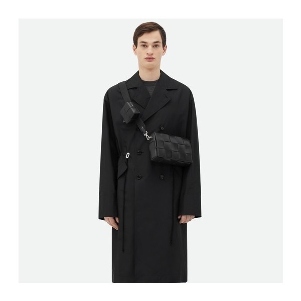 ❤보테가베네타 남성 블랙 카세트백 - Bottega Veneta Mens Black Cassette Bag - bv86x