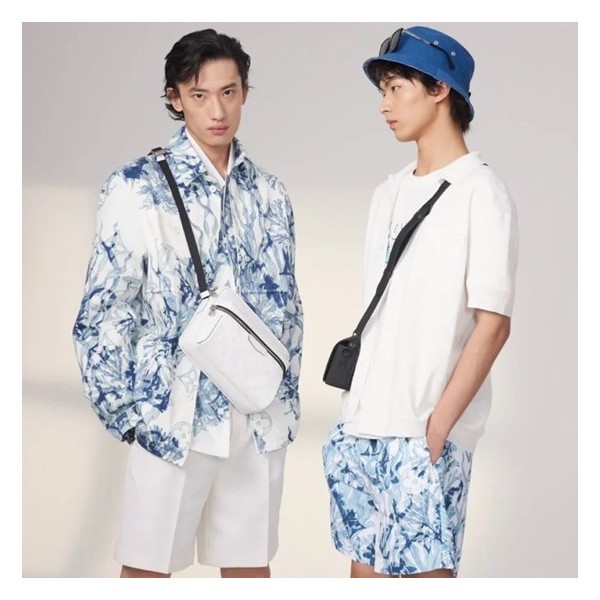 ❤루이비통 남성 블루 셔츠 - Louis vuitton Mens Blue Tshirts - lv1438x