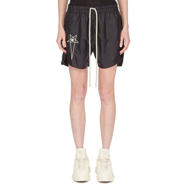 ❤릭 오웬스 남성 모던 블랙 반바지 - Rick Owens Mens Black Half-pants - ri129x