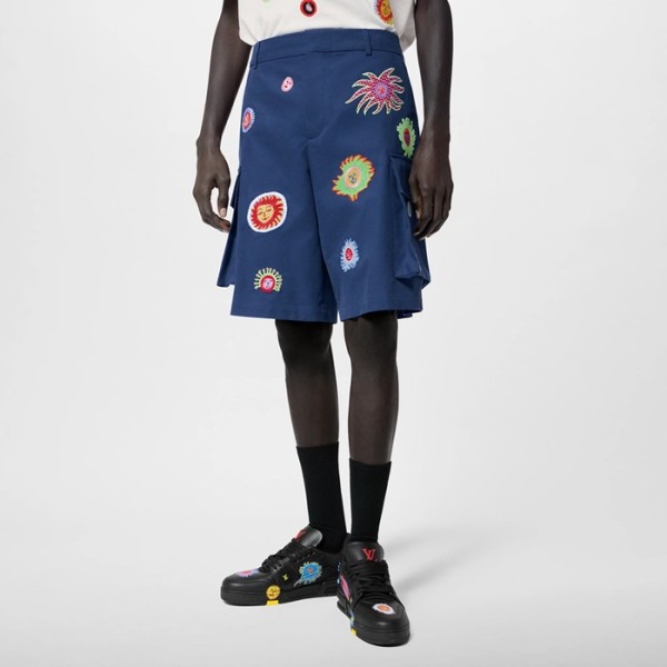 ❤루이비통 남성 블루 반바지 - Louis vuitton Mens Blue Half-pants - lv1461x