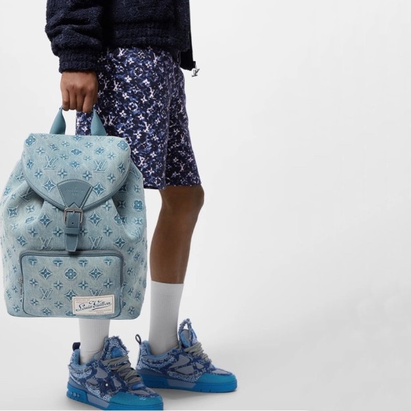 ❤루이비통 남성 블루 백팩 - Louis vuitton Mens Blue Back Pack - lv1465x