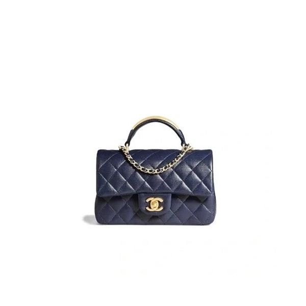 ❤샤넬 여성 네이비 토트백 - Chanel Womens Navy Tote Bag - ch450x