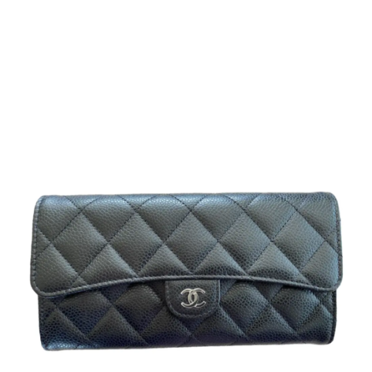 ❤샤넬 여성 클래식 블랙 장지갑 - Chanel Womens Black Long Purse - ch465x