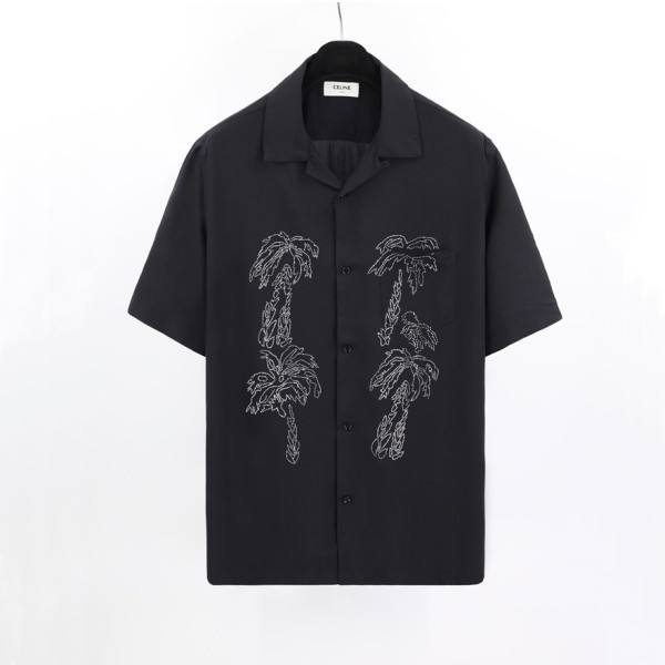 ❤셀린느 남성 블랙 반팔 셔츠 - Celine Mens Short sleeved Shirts - cel175x