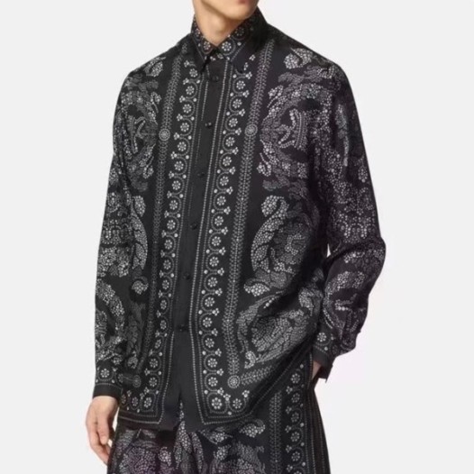❤베르사체 남성 클래식 블랙 셔츠 - Versace Mens Black Shirts - ve113x