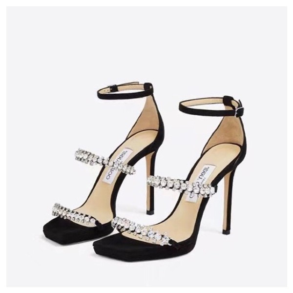 ❤지미츄 여성 블랙 샌들 - Jimmy Choo Womens Black Sandals - ji25x