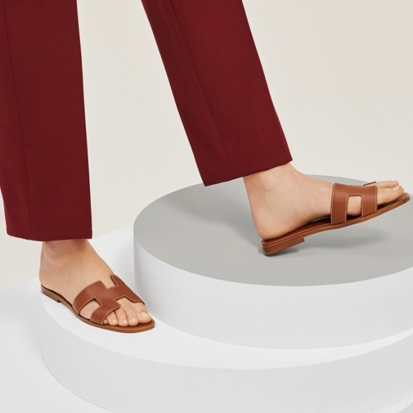 ❤에르메스 여성 골드 오란 - Hermes Womens Gold Slipper - he226x