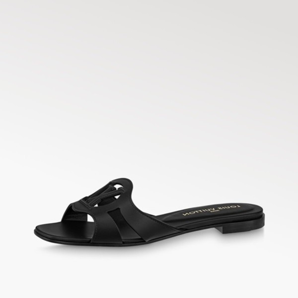 ❤루이비통 여성 블랙 슬리퍼 - Louis vuitton Womens Black Slippers - lv1489x