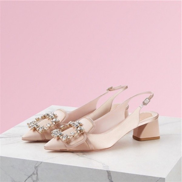 ❤로저비비에 여성 베이지 슬링백 - Roger Vivier Womens Beige Sandals - vi05x