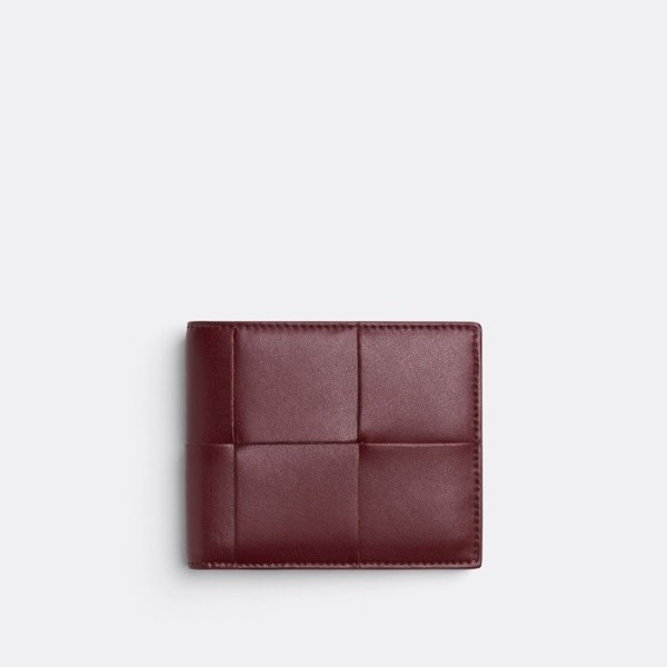 ❤보테가베네타 남성 버건디 반지갑 - Bottega Veneta Mens Burgundy Half Wallet - bv104x