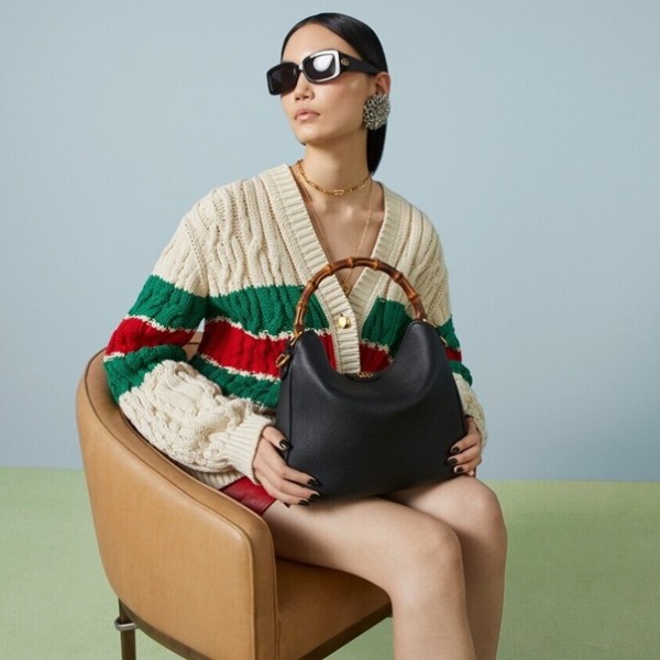 ❤구찌 여성 블랙 디아나 토트백 - Gucci Womens Black Diana Tote Bag - gu822x