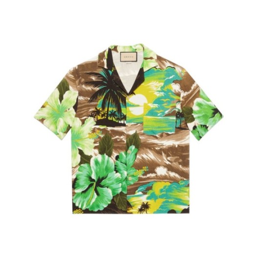 ❤구찌 남성 트렌디 그린 반팔 셔츠 - Gucci Mens Green Short sleeved Tshirts - gu826x