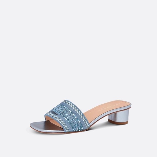 ❤디올 여성 블루 샌들 - Dior Womens Blue Sandals - di566x