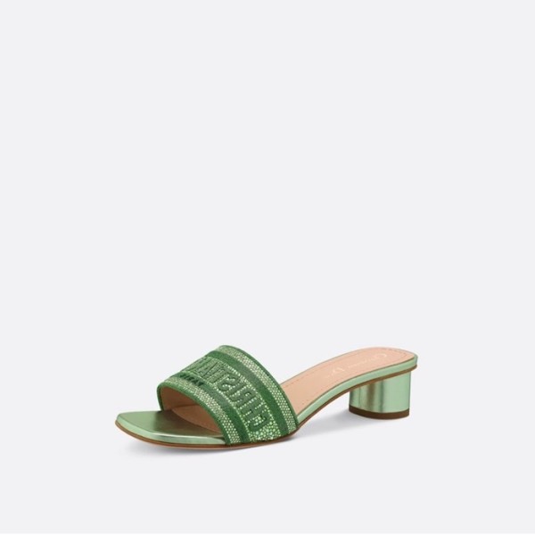 ❤디올 여성 그린 샌들 - Dior Womens Green Sandals - di567x