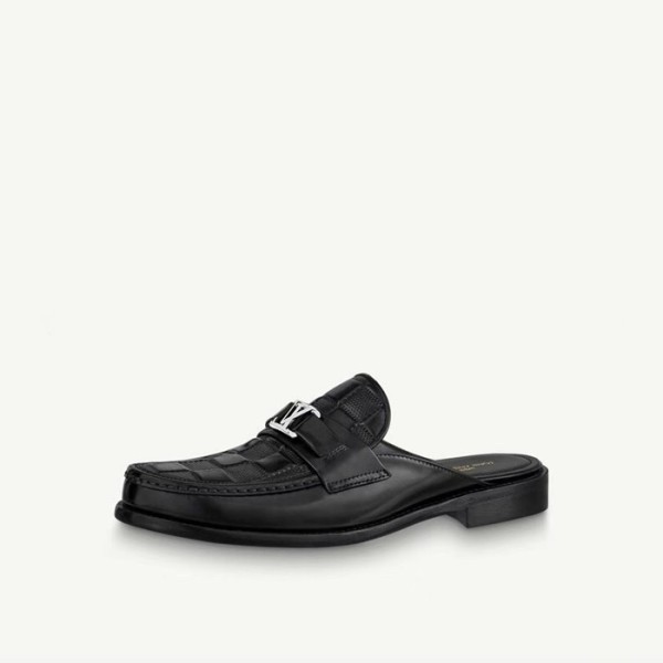 ❤루이비통 남성 블랙 블로퍼 - Louis vuitton Mens Black Bloafer - lv1539x