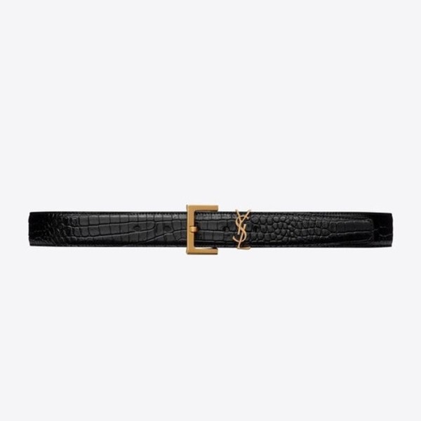❤입생로랑 여성 블랙 벨트 - Saint Laurent Womens Black Belts - ysl402