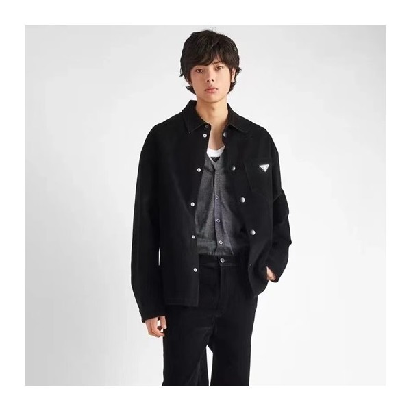 ❤프라다 남성 모던 블랙 자켓 - Prada Mens Black Jackets - pr624x