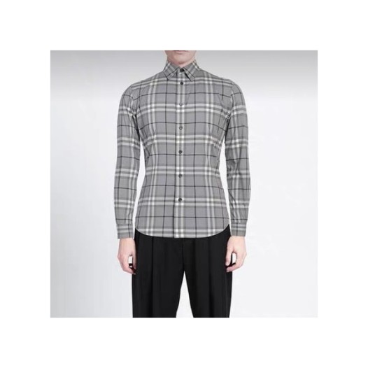 ❤버버리 남성 그레이 셔츠 - Burberry Mens Gray Shirts - bu222x