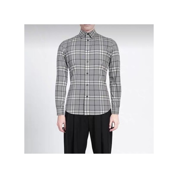 ❤버버리 남성 그레이 셔츠 - Burberry Mens Gray Shirts - bu222x