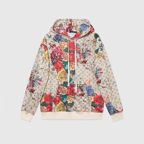 ❤루이비통 남성 베이지 후드티 - Louis vuitton Mens Beige Hoodie - lv603x