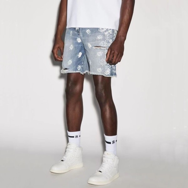 ❤아미리 남성 블루 반바지 - Amiri Mens Blue Half-pants - amr127x