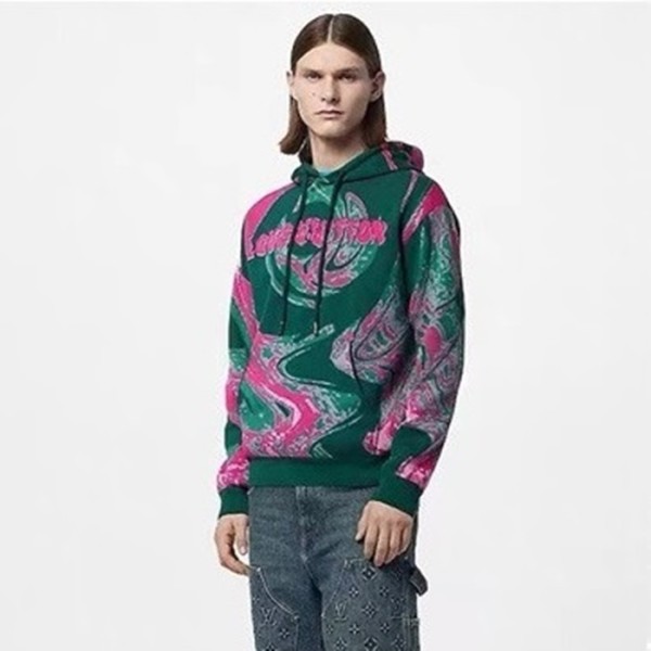❤루이비통 남성 그린 후드티 - Louis vuitton Mens Green Hoodie - lv1614x