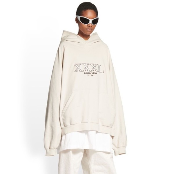 ❤발렌시아가 남/녀 그레이 집업 후드티 - Balenciaga Unisex Gray Hoodie - ba532x