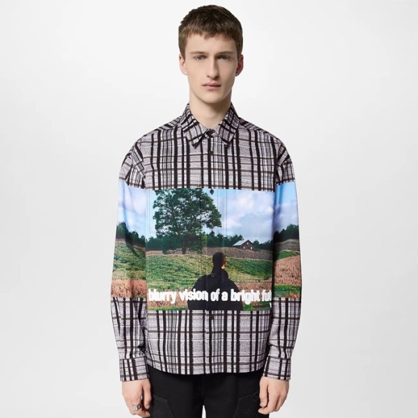 ❤루이비통 남성 블랙 셔츠 - Louis vuitton Mens Black Tshirts - lv1636x