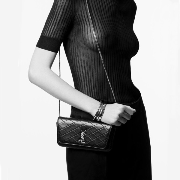 ❤입생로랑 여성 블랙 체인백 - Saint Laurent Women Black Mini Bag - ysl409x