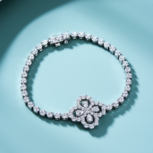 ❤티파니 여성 화이트 골드 팔찌 - Tiffany Womens White Gold Bangle- acc178x