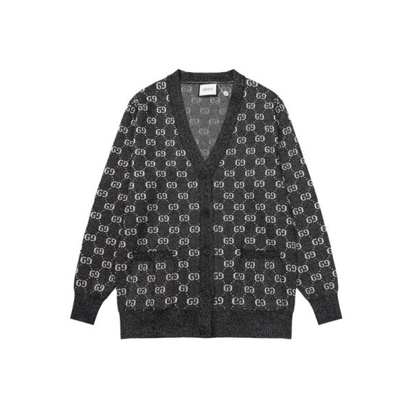 ❤구찌 남성 블랙 브이넥 가디건 - Gucci Mens Black Cardigan - gu904x