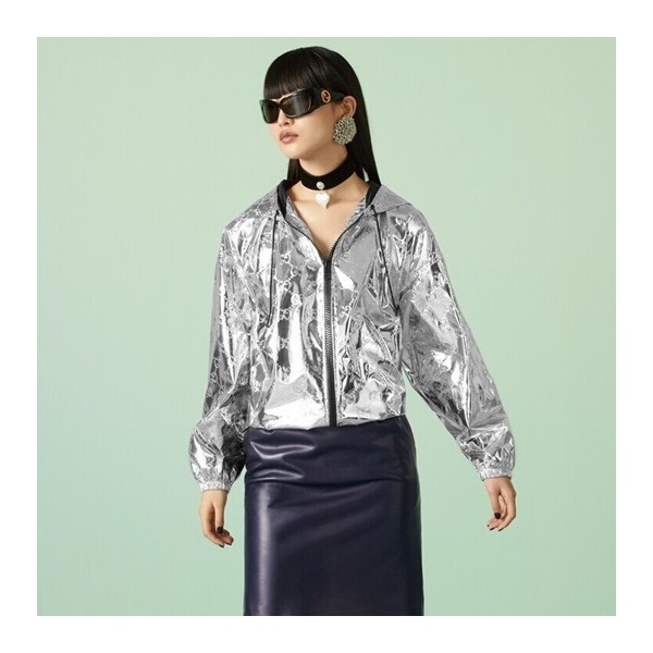 ❤구찌 남/녀 실버 집업 자켓 - Gucci Unisex Silver Jackets - Gu907x