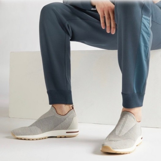 ❤로로피아나 남성 그레이 로퍼 - Loro Piana Mens Gray Loafer - lp14x