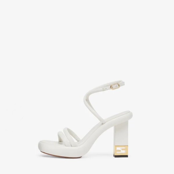 ❤펜디 여성 화이트 샌들 - Fendi Womens White Sandals - fe169x